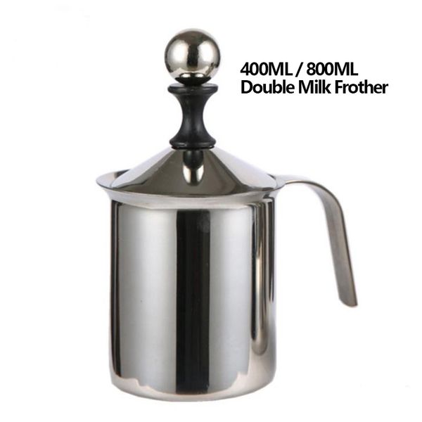 400 / 800cc cappuccino japanese double stainless steel hand milk frother coffee maker q0109
400 / 800cc cappuccino japanese double stainless steel hand milk frother coffee maker q0109