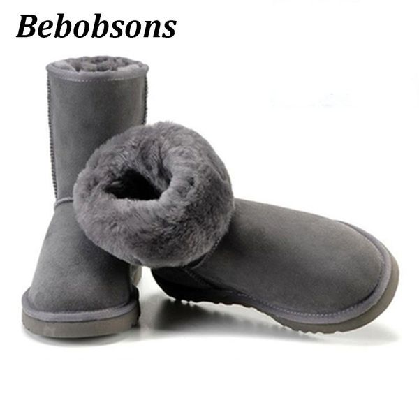 new women winter boots classic high-quality genuine leather snow boots australian warm brand for woman shoes botas mujer, Black
new women winter boots classic high-quality genuine leather snow boots australian warm brand for woman shoes botas mujer, Black
