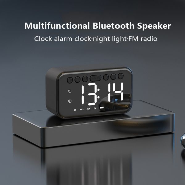 portable bluetooth 5.0 speaker led digital wireless loudspeaker radio mirror digital alarm clock card usb charging
portable bluetooth 5.0 speaker led digital wireless loudspeaker radio mirror digital alarm clock card usb charging