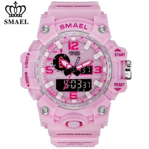 smael 1811 new sports waterproof watch ladies sports brand led digital quartz watch ladies colorful calendar date clock relogio feminino, Silver
smael 1811 new sports waterproof watch ladies sports brand led digital quartz watch ladies colorful calendar date clock relogio feminino, Silver