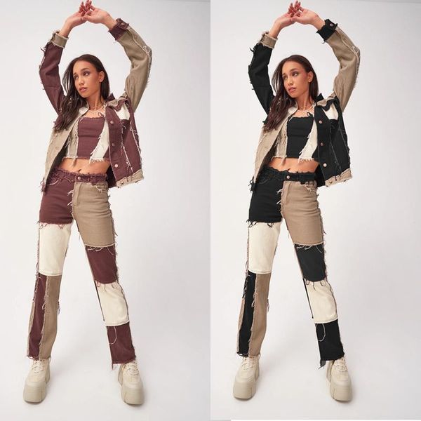 autumn and winter new fashion women's coat jacket casual turn down collar patchwork jacket girls streetwear, Black;brown
autumn and winter new fashion women's coat jacket casual turn down collar patchwork jacket girls streetwear, Black;brown