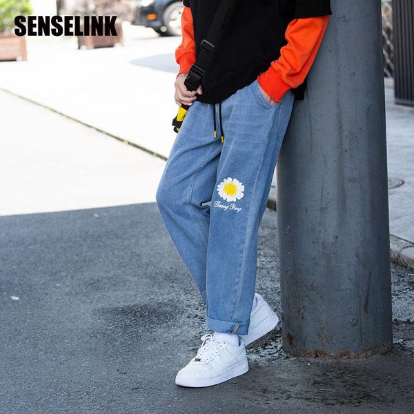 men's casual fashion trousers classic jeans pants 2021 new korean brand spring summer loose straight denim pants, Blue
men's casual fashion trousers classic jeans pants 2021 new korean brand spring summer loose straight denim pants, Blue