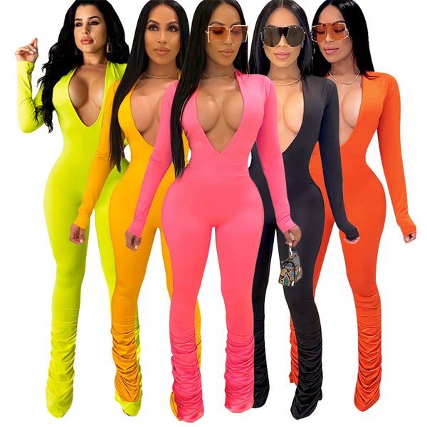 wholesale fall clothing trendy bodycon long sleeve plus size one piece jumpsuits women, Gray
wholesale fall clothing trendy bodycon long sleeve plus size one piece jumpsuits women, Gray