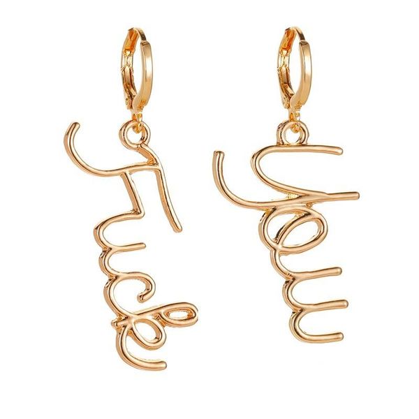 dangle & chandelier zwpon fashion gold color letter long drop earrings asymmetry zinc alloy baby for woman jewelry, Silver
dangle & chandelier zwpon fashion gold color letter long drop earrings asymmetry zinc alloy baby for woman jewelry, Silver