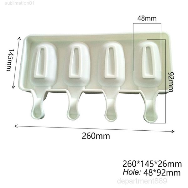 a-new design 4 cell silicone frozen cream pop popsicle mold ice maker lolly mould tray pan kitchen +40 wooden sticks
a-new design 4 cell silicone frozen cream pop popsicle mold ice maker lolly mould tray pan kitchen +40 wooden sticks