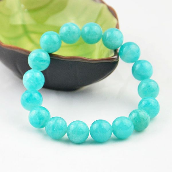 11mm genuine mozambique green natural amazonite bracelet women men stretch crystal round bead natural stone bracelet, Black
11mm genuine mozambique green natural amazonite bracelet women men stretch crystal round bead natural stone bracelet, Black