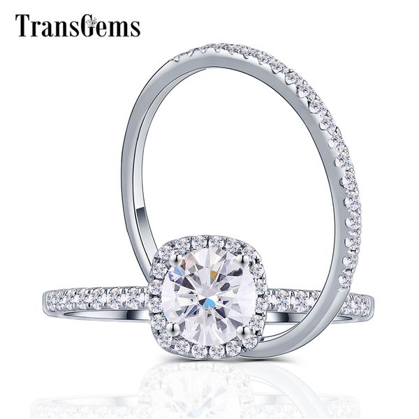 transgems 18k 750 white gold center 6.5mm round with halo band engagement ring for women set gold jewelry y200620, Slivery;golden
transgems 18k 750 white gold center 6.5mm round with halo band engagement ring for women set gold jewelry y200620, Slivery;golden