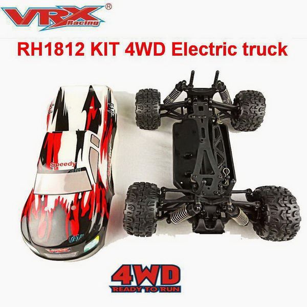 rc car vrx racing rh1812/1817 kit 1/18 scale 4wd truck, without electronics,toys for children
rc car vrx racing rh1812/1817 kit 1/18 scale 4wd truck, without electronics,toys for children