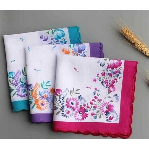 women handkerchief 100% cotton floral hankie flower embroidered handkerchiefs colorful ladies pocket towels wedding party favor dhd40, White
women handkerchief 100% cotton floral hankie flower embroidered handkerchiefs colorful ladies pocket towels wedding party favor dhd40, White