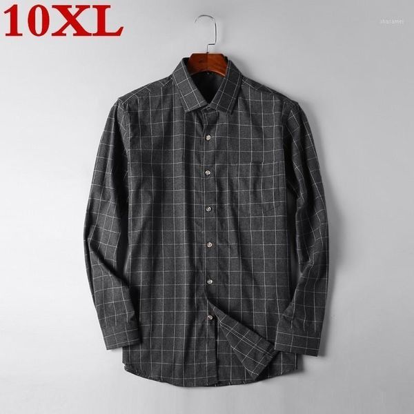 plus size 10xl 9x men's plaid button-down shirt chest pocket smart casual classic contrast standard-fit long sleeve dress shirts1, White;black
plus size 10xl 9x men's plaid button-down shirt chest pocket smart casual classic contrast standard-fit long sleeve dress shirts1, White;black