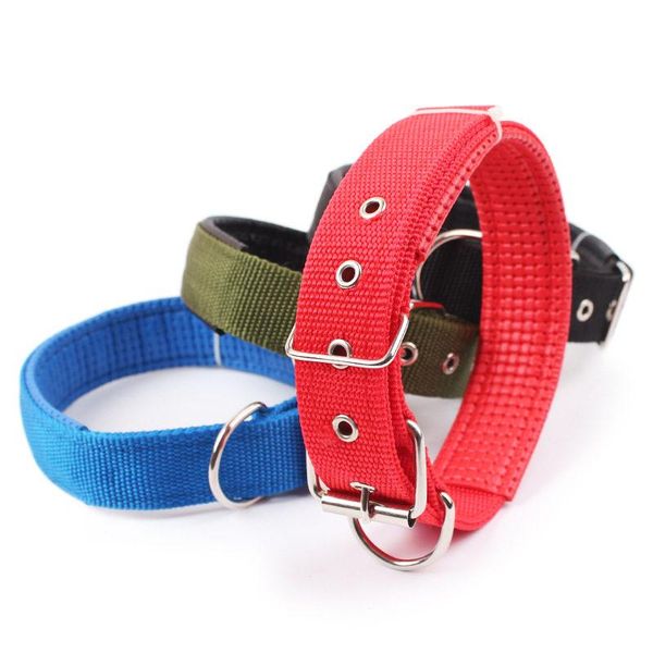4.0*60cm length comfortable adjustable nylon strap dog collar for small and big pet dogs collars 4 color red/bule/black/green bbyzxp
4.0*60cm length comfortable adjustable nylon strap dog collar for small and big pet dogs collars 4 color red/bule/black/green bbyzxp