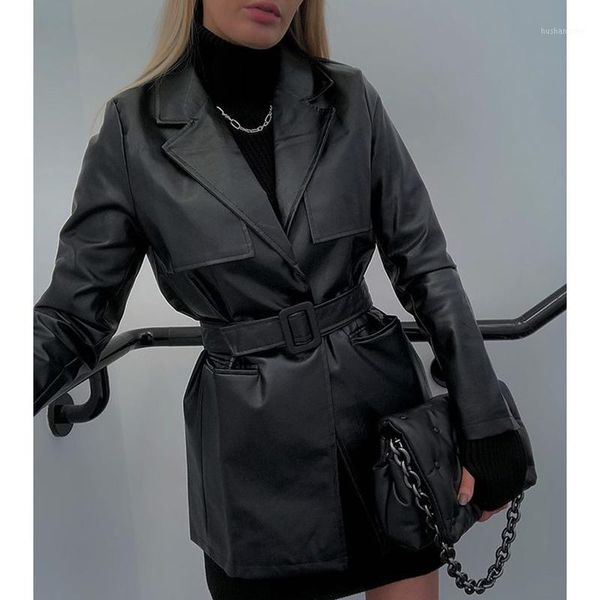 floy fashion collected waisted blazers women elegant tie belt waist pu leather jackets women black notched suits ladies1, White;black
floy fashion collected waisted blazers women elegant tie belt waist pu leather jackets women black notched suits ladies1, White;black