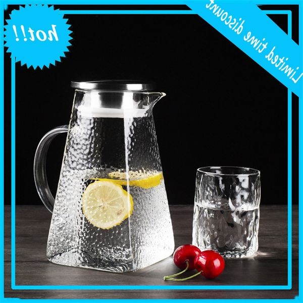 hammer glass pot high temperature resistant household large capacity thickened herbal tea cold bottle water cup
hammer glass pot high temperature resistant household large capacity thickened herbal tea cold bottle water cup