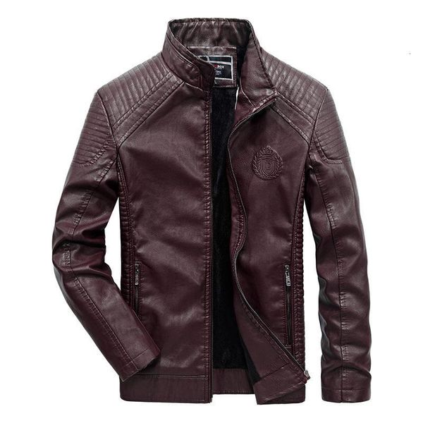 idopy men's leather jackets winter fleeced warm fur lined motorcycle biker coat stand collar outerwear for male plus size, Black;brown
idopy men's leather jackets winter fleeced warm fur lined motorcycle biker coat stand collar outerwear for male plus size, Black;brown