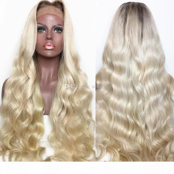dark root blonde body wave ombre #1b 613 human hair full lace wigs with baby hair lace front wig for white woman, Black;brown
dark root blonde body wave ombre #1b 613 human hair full lace wigs with baby hair lace front wig for white woman, Black;brown