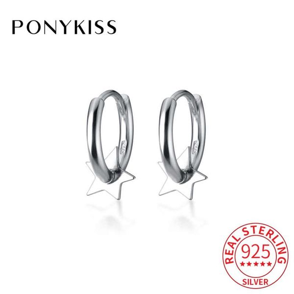 hoop & huggie ponykiss classic s925 sterling silver stars earrings women party delicate elegant fine jewelry accessories birthday gift, Golden;silver
hoop & huggie ponykiss classic s925 sterling silver stars earrings women party delicate elegant fine jewelry accessories birthday gift, Golden;silver