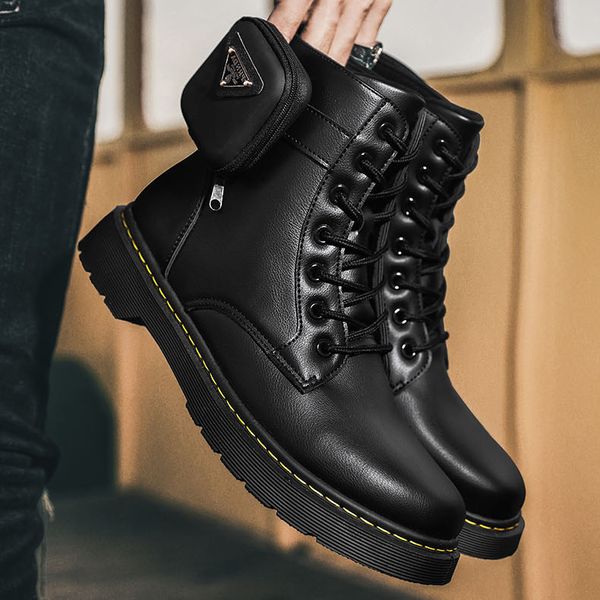 solid chunky heel martin boots leather martin rubber designer shoe flat shoes motorcycle boots ankle fashion boot martin trend tactical boot, Black
solid chunky heel martin boots leather martin rubber designer shoe flat shoes motorcycle boots ankle fashion boot martin trend tactical boot, Black