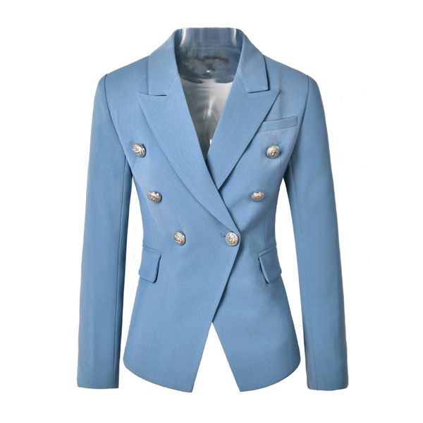 new european and american fashion ladies slim wild professional small suit classic double-breasted sea blue 201102, White;black
new european and american fashion ladies slim wild professional small suit classic double-breasted sea blue 201102, White;black