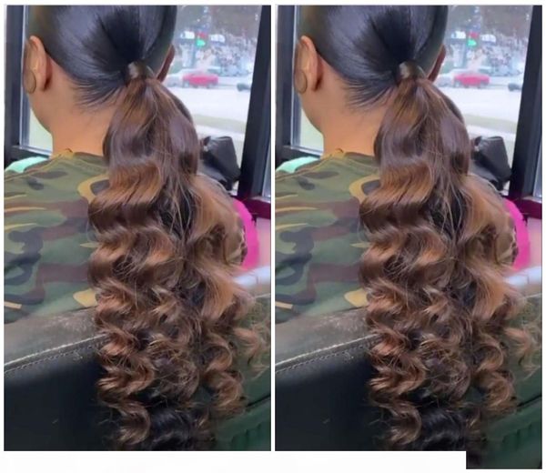 low ponytail wand curly ombre red wraps human hair ponytail extension african american pony tail hairpiece 120g, Black
low ponytail wand curly ombre red wraps human hair ponytail extension african american pony tail hairpiece 120g, Black