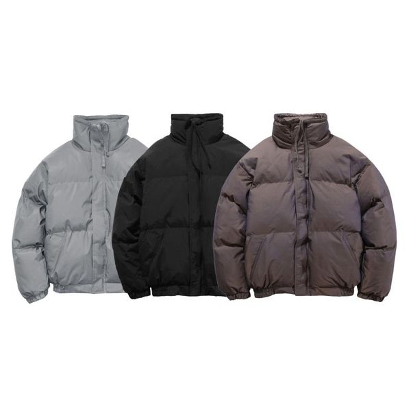winter men's and women's down jackets high street brand jackets thick cotton-padded clothes solid-color coated warm loose coat, Black
winter men's and women's down jackets high street brand jackets thick cotton-padded clothes solid-color coated warm loose coat, Black