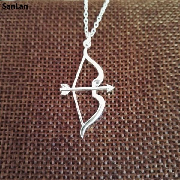 pendant necklaces 1pcs fashion bow arrow necklace charm jewelry archery archer sanlan, Silver
pendant necklaces 1pcs fashion bow arrow necklace charm jewelry archery archer sanlan, Silver