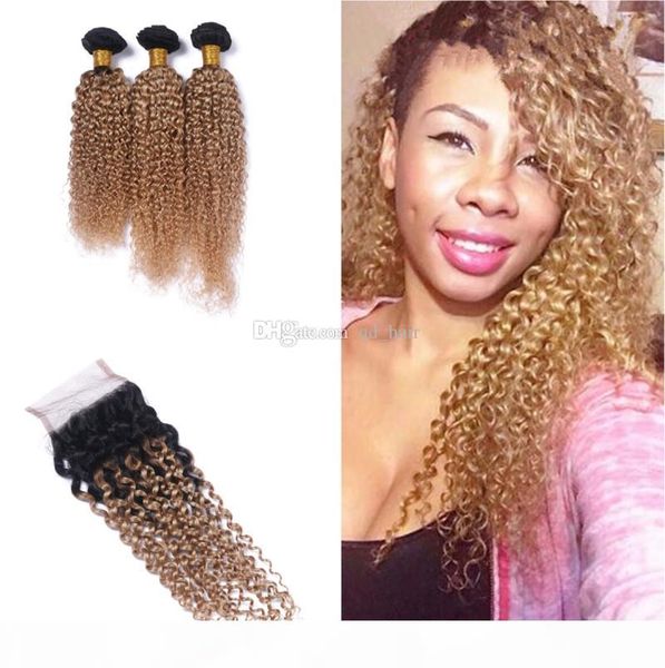 dark root ombre 1b 27 hair weft with closure 4pcs lot honey blonde 1b 27 lace closure with kinky curly hair extension, Black
dark root ombre 1b 27 hair weft with closure 4pcs lot honey blonde 1b 27 lace closure with kinky curly hair extension, Black