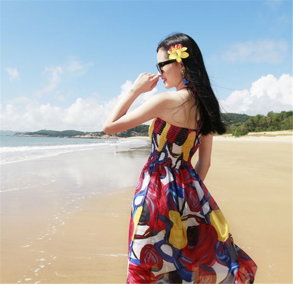2021 new bohemian flower woman as a chiffon beach casual summer dress plus size women's clothes dressed mujer fy402 kf2k, Black;gray
2021 new bohemian flower woman as a chiffon beach casual summer dress plus size women's clothes dressed mujer fy402 kf2k, Black;gray