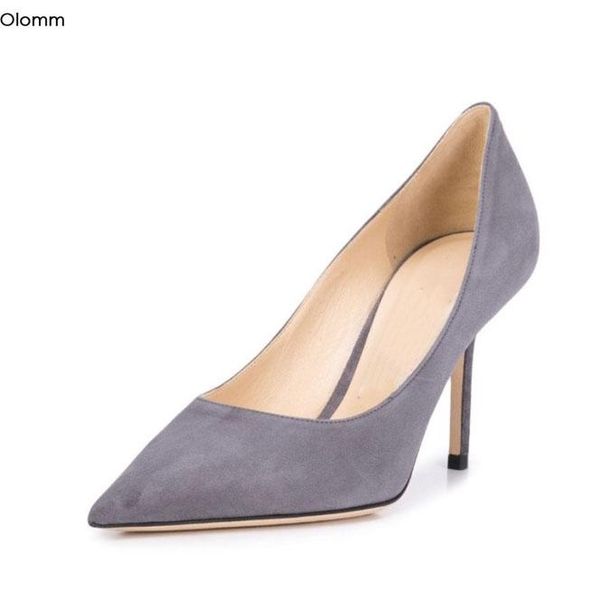 olomm new arrival women pumps stiletto 8.5cm heels pumps pointed toe gorgeous 4 colors party shoes women plus us size 4-13, Black
olomm new arrival women pumps stiletto 8.5cm heels pumps pointed toe gorgeous 4 colors party shoes women plus us size 4-13, Black