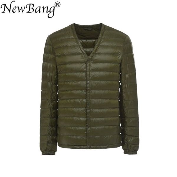 newbang brand men's down jacket ultra light down jacket men slim windproof portable v neck lightweight coat warm liner q1217, Black
newbang brand men's down jacket ultra light down jacket men slim windproof portable v neck lightweight coat warm liner q1217, Black