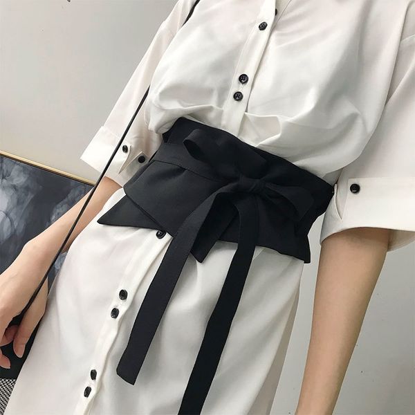 fashion women wide elastic belts black bowknot slim corset shirt and dress waist belt all-match clothing accessories y200501, Black;brown
fashion women wide elastic belts black bowknot slim corset shirt and dress waist belt all-match clothing accessories y200501, Black;brown