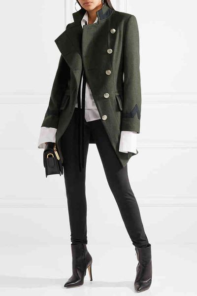 women's fur & faux uk spring winter women side single breasted military wool coat and jacket female outerwear manteau femme abrigos muj, Black
women's fur & faux uk spring winter women side single breasted military wool coat and jacket female outerwear manteau femme abrigos muj, Black