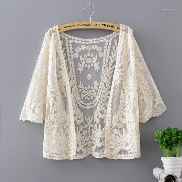 women's blouses & shirts women summer cardigan sun blouse shirt boho long sleeve beach lace chiffon cover ups sunscreen sunproof outwea, White
women's blouses & shirts women summer cardigan sun blouse shirt boho long sleeve beach lace chiffon cover ups sunscreen sunproof outwea, White