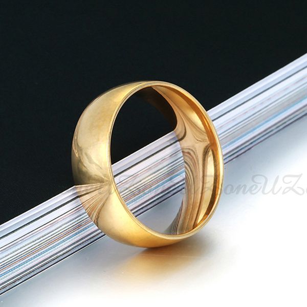 men uzone 8mm for stainless steel simple ring women engagement rings drop shipping, Golden;silver
men uzone 8mm for stainless steel simple ring women engagement rings drop shipping, Golden;silver