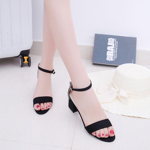 2020 new buckle strap summer women sandals open toe shoes women's sandles square heel women shoes korean style gladiator1, Black
2020 new buckle strap summer women sandals open toe shoes women's sandles square heel women shoes korean style gladiator1, Black