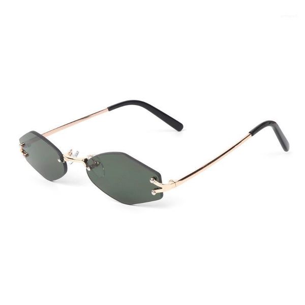 sunglasses fashion geometric rimless brand designer vintage clear shades 85wb1, White;black
sunglasses fashion geometric rimless brand designer vintage clear shades 85wb1, White;black