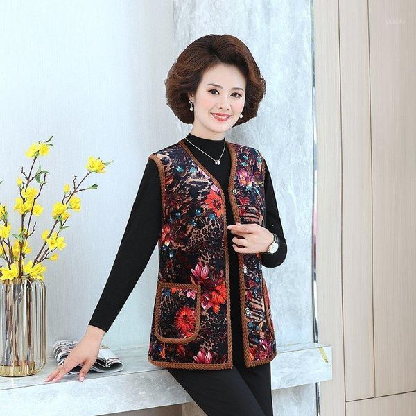 gold velvet short vest cotton jacket 2021 middle-aged women slim waistcoat warm winter print plus size xl-6xl mother's clothes1, Black;white
gold velvet short vest cotton jacket 2021 middle-aged women slim waistcoat warm winter print plus size xl-6xl mother's clothes1, Black;white