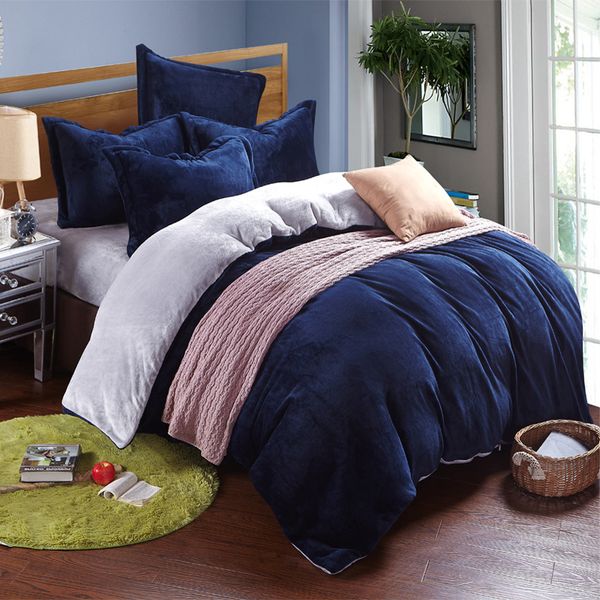 winter fleece bedding set ab side duvet cover flannel fleece flat sheet 3 / 4pcs solid home bedclothes caroset bed linens warm 1012
winter fleece bedding set ab side duvet cover flannel fleece flat sheet 3 / 4pcs solid home bedclothes caroset bed linens warm 1012