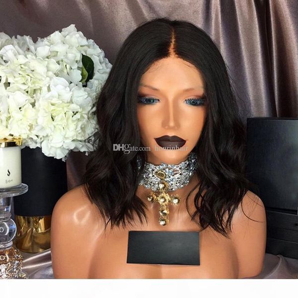 full lace human hair wig wavy short wave pre-plucked hairline 360 lace wig body wave brazilian virgin hair 150% density lace front wig, Black
full lace human hair wig wavy short wave pre-plucked hairline 360 lace wig body wave brazilian virgin hair 150% density lace front wig, Black