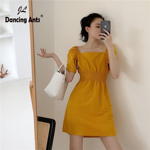 women dress vintage square collar short sleeve a-line dresses beach solid elastic waist slim vestidos female summer dress 20201, Black;gray
women dress vintage square collar short sleeve a-line dresses beach solid elastic waist slim vestidos female summer dress 20201, Black;gray