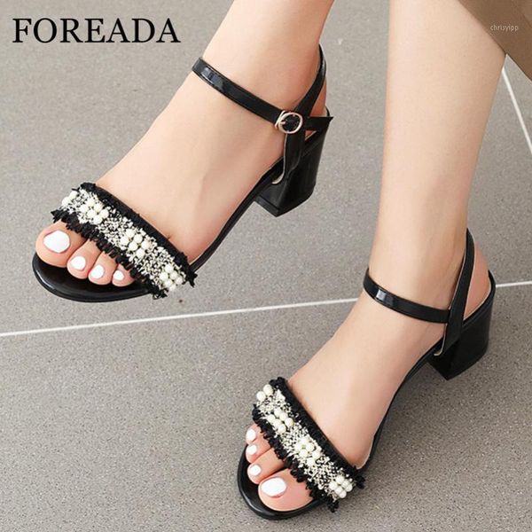 foreada woman sandals buckle strap high heels block heel shoes string bead sandals dress lady footwear summer white big size 461, Black
foreada woman sandals buckle strap high heels block heel shoes string bead sandals dress lady footwear summer white big size 461, Black