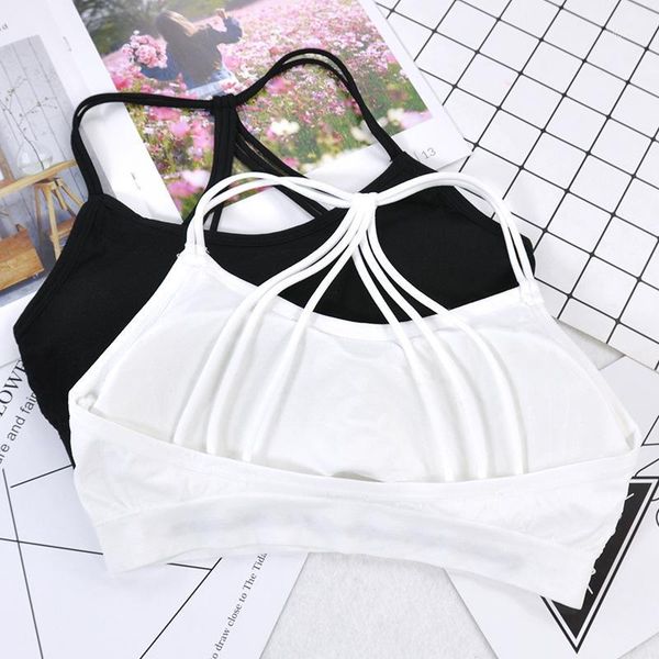 gym clothing push up sports bra yoga fitness for womens running shockproof strappy padded athletic vest underwear1, White;black
gym clothing push up sports bra yoga fitness for womens running shockproof strappy padded athletic vest underwear1, White;black