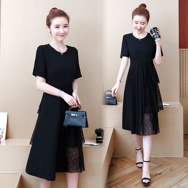women will see patchwork big plus size l thin casual a-line party swing dress 5ms4, Black;gray
women will see patchwork big plus size l thin casual a-line party swing dress 5ms4, Black;gray