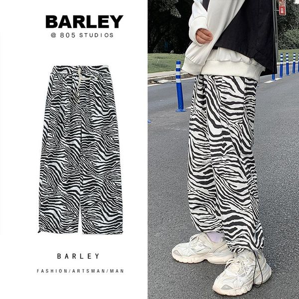 men's pants jogger men leopard ankle-length leisure elastic waist loose teens chic streetwear hip-hop trendy trousers, Black
men's pants jogger men leopard ankle-length leisure elastic waist loose teens chic streetwear hip-hop trendy trousers, Black