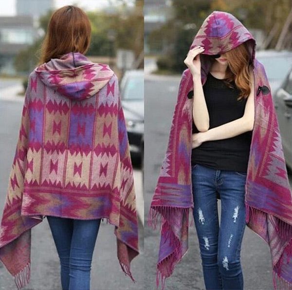 new design women's winter bohemian hooded coat cape poncho shawl scarf imitation cashmeretribal fringe hoodie jacket gifts stock wmtxdz, Blue;gray
new design women's winter bohemian hooded coat cape poncho shawl scarf imitation cashmeretribal fringe hoodie jacket gifts stock wmtxdz, Blue;gray