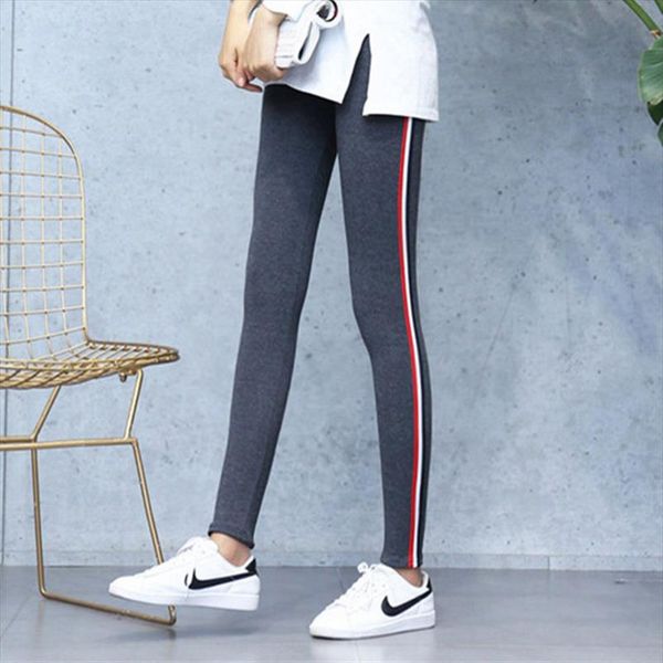 cotton leggings side stripes women casual legging pants high waist fitness leggings plump female plus size 5xl, Black
cotton leggings side stripes women casual legging pants high waist fitness leggings plump female plus size 5xl, Black