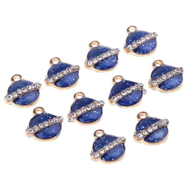 10 pieces metal gold plated enamel round circle charms pendants ornaments diy handmade jewelry making supplies christmas decoration, Black
10 pieces metal gold plated enamel round circle charms pendants ornaments diy handmade jewelry making supplies christmas decoration, Black