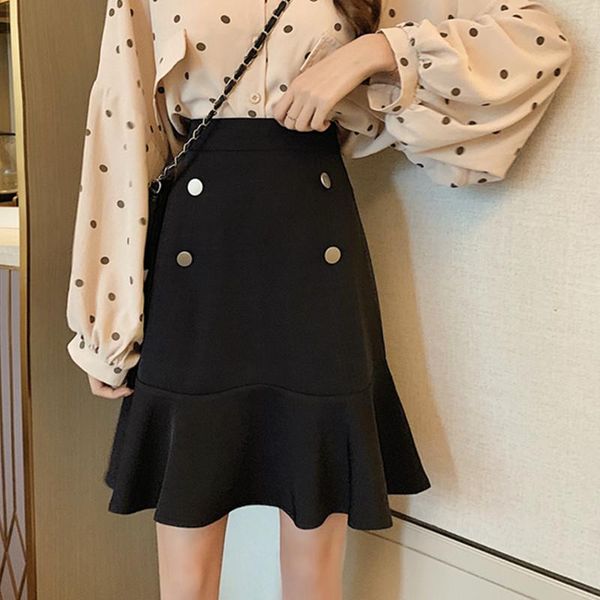 skirts 2021 women autumn winter high waist solid button skirt 4xl female short plisowana spodnica saia curta jupe plissee femme, Black
skirts 2021 women autumn winter high waist solid button skirt 4xl female short plisowana spodnica saia curta jupe plissee femme, Black