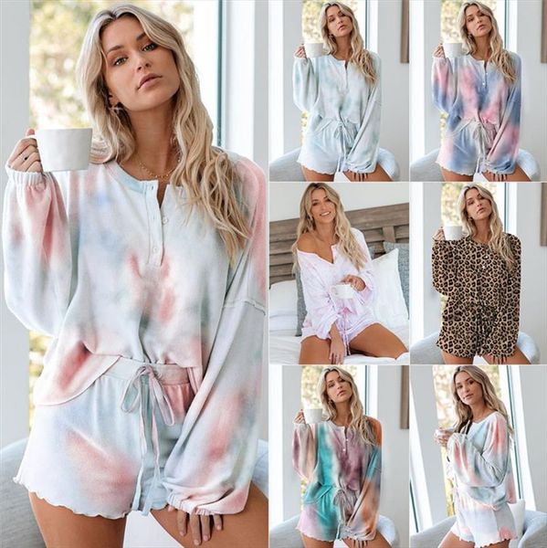 tie dye two piece set tracksuit women clothes 2020 casual long sleeve elastic waist shorts pajamas suit lounge wear outfits, Gray
tie dye two piece set tracksuit women clothes 2020 casual long sleeve elastic waist shorts pajamas suit lounge wear outfits, Gray