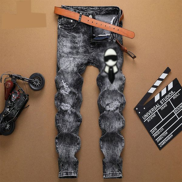 2020 мужских джинсов мужских дизайнерских джинсы изношенные узких брюки одежда тонкий подходит мотоцикл хип-хоп деним мужчине расслабиться б, Blue
2020 мужских джинсов мужских дизайнерских джинсы изношенные узких брюки одежда тонкий подходит мотоцикл хип-хоп деним мужчине расслабиться б, Blue