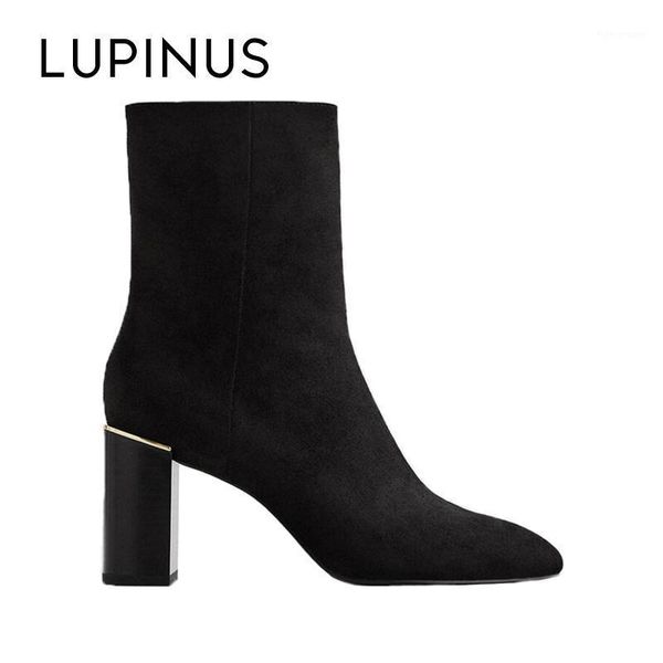 boots lupinus design gold trim ankle for women 2021 fashion round toe casual high heel short mujer1, Black
boots lupinus design gold trim ankle for women 2021 fashion round toe casual high heel short mujer1, Black